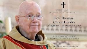 Requiem Mass for Gerard (Gerry) Watson.3 Woodview, Freshford, Kilkenny,  12th Sept 2024