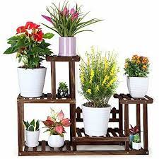 Visitez ebay pour une grande sélection de plant stand. Foldify Pine Wood Plant Stand Indoor Outdoor Multiple Flower Pot Holder Shelf Rack Brown For Sale Online Ebay