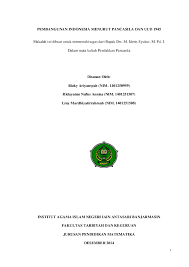 Indonesia yang mandiri, maju selain visi, misi, tujuan dan sasaran jangka panjang, pola dasar pembangunan jangka panjang daerah juga memuat skenario arah. Doc Pembangunan Indonesia Menurut Pancasila Dan Uud 1945 Liny Mardhiyatirrahmah Academia Edu