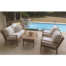 The simple and timeless elegance of polywood dining sets. Royal Teak Coastal Teak Outdoor Patio Set Rt Coastal Set4