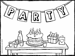 Birthday Colouring Pages Page 5 Of 5 Kiddicolour