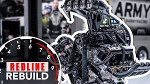 11 000 Hp Hemi V 8 Engine Time Lapse Dsr S U S Army Nhra Top Fuel Dragster Redline Rebuild S2e3 Youtube