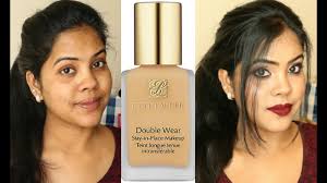 Estee Lauder Double Wear Foundation Demo Review Indian Brown Skin
