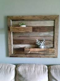 Reclaimed Wood Decor With Shelves Made With Pallets Good Idea Reclaimed Wood Decor Barn Wood Projects Wood Decor