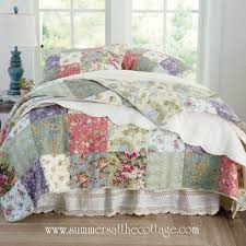 902 shabby chic quilts products are offered for sale by suppliers on alibaba.com, of which quilt accounts for 1%, comforter accounts for 1%. Mulberry Cottage Quilt Set With French Country Charm And Patchwork Designs In Paisley Roses Wildflowers D Quilt Sets French Country Quilt Shabby Chic Quilts