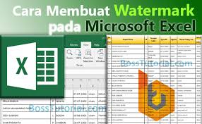 Sebagai tambahan informasi, anda juga bisa mengunakan rumus excel untuk mengetahui jumlah baris dan kolom yang disediakan. Cara Membuat Watermark Pada Microsoft Excel Pakar Tutorial
