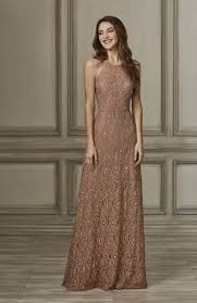 Sku 70006 This All Over Beaded Lace Gown Is A Beautiful And Subtle Statement Piece The Bridesmaid Dress Styles Rose Gold Lace Dress Bridesmaid Dresses London
