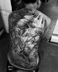 Trident tattoo ideas for people with a strong personality. 40 Trident Tattoo Designs Fur Manner Neptune Tinte Ideen Mann Stil Tattoo Trident Tattoo Tattoo Designs Men Nautical Tattoo Sleeve