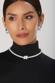 Collier Heart to Earth: or blanc 18 ct. et diamants