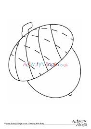Choose a coloring page that's best for your needs and make it your own. Acorn Colouring Page