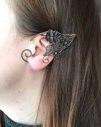 Elven Ear Cuffs Silver Elven Ear Cuffs Silver Fairy Ears Etsy Ear Jewelry Ear Cuff Silver Ear Cuff