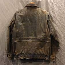 Leather Jacket Flight Jacket Paviano Airborne Old Clothes Military A2 Airborne Real Yahoo Auction Salling