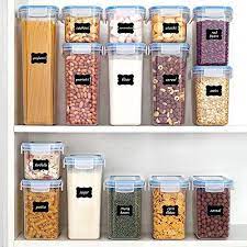 Airtight Food Storage Containers Set In 2021 Pantry Storage Containers Airtight Food Storage Containers Airtight Food Storage