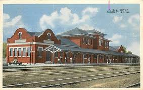 Postcard From The Atlantic Coast Line Depot In Thomasville Ga Thomasville Train Station Historical Society