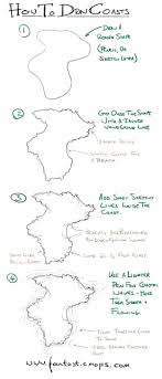 How To Draw Coastlines On A Fantasy Map Fantastic Maps Fantasy Map Fantasy Map Making Drawn Map