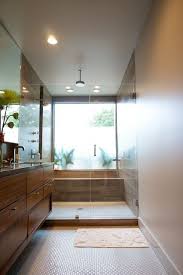 A Hearth Under An Oak Tree Tech Tour Long Narrow Bathroom Narrow Bathroom Designs Narrow Bathroom