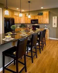 The blue color on the kitchen cabinets: Silverfox Paint Color With Honey Oak Cabinets Yahoo Canada Search Results In 2020 Grey Kitchen Inspiration Kitchen Wall Colors Honey Oak Cabinets