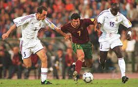 Thierry henry fires in france's equaliser. France Portugal At Euro 2000 The Game Was Sold As Figo Vs Zidane Zizou Played A Great Match Probably The Best In His Career European Championship Lilian Thuram Zidane