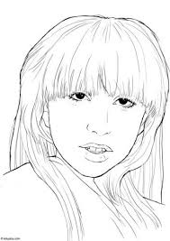 Coloring Page Lady Gaga Img 15395 People Coloring Pages Lady Gaga Coloring Pages