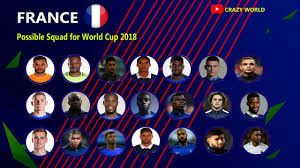 Checkout all the 32 teams world cup 2018 squad argentina world cup 2018 squad. France Football Team S Possible Squad For Fifa World Cup 2018 Youtube