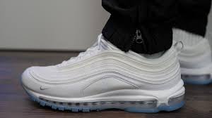 White Ice Nike Air Max 97 Unboxing Review On Feet Youtube