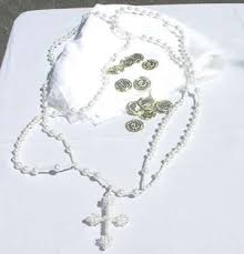 Lasso And Coin Ceremony Wedding Lasso Blue White Weddings Ceremony