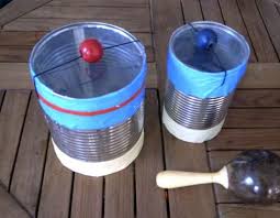 Trommel Aus Dosen Basteln Expli Anleitung Zum Selbermachen Instrumente Basteln Musikinstrumente Basteln Trommel Basteln