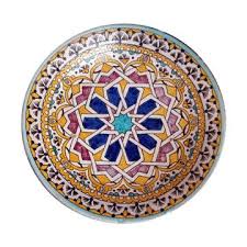 Moroccan Ceramics Plates Desenler Kaseler Fas