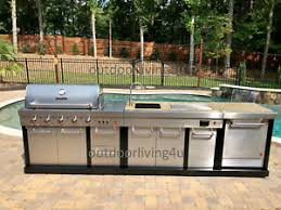 Find the best outdoor kitchen cabinet sales. Propane Stainless Steel Outdoor Kitchens For Sale In Stock Ebay