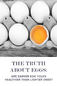 Are Darker Egg Yolks Healthier Than Lighter Ones Egg Yolk Eggs Yolk