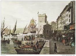 Quai Du Vieux Port Et Le Fort St Jean Reproduction D Une Gravure Ancienne Vieux Port Marseille Gravures Anciennes