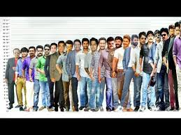 tollywood actors height comparison shortest vs tallest video with music