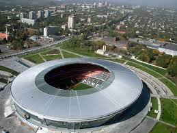 The donbass arena replaced shakhtar's old shakhtyor stadium, where it had played since 1936. Donbass Arena Shakhtar Donetsk Stadium Architecture Football Stadiums Stadium Design