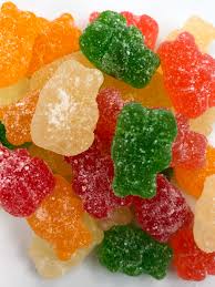 Pour the candy into the prepared pan or spoon it into the prepared molds. Sours Gummies And Goodies Island Treats