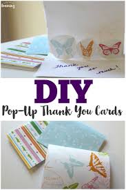 Brother creative center offers free, printable templates for cards & invitations. Diy Pop Up Thank You Cards Look We Re Learning