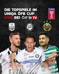 Öfb cup, also known as uniqa öfb cup, is a professional football cup in austria for men. Ofb Osterreichischer Fussball Bund Samstag Uniqa Ofb Cup Geballte Cup Action Und Drei Publikumsmagneten Live Im Stream Ofbtv An Welt Aus Glaubewillemut Facebook