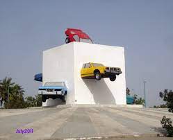 jeddah car sculpture jeddah city design outdoor sculpture