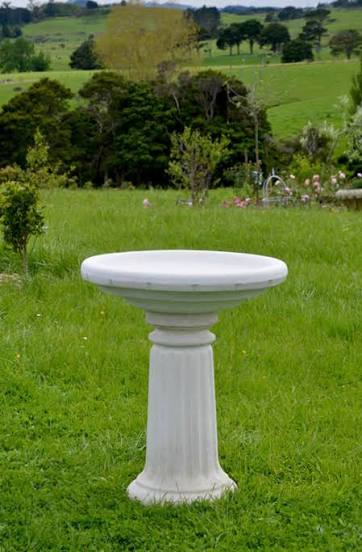 white Bird Bath