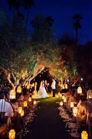 38 Outdoor Wedding Lights Ideas You Ll Love Romantic Night Wedding Night Time Wedding Wedding Night