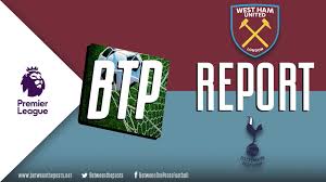 Head to head statistics and prediction, goals, past matches, actual form for premier league. West Ham United Tottenham Hotspur Narrow Win At West Ham Papers Over Spurs Cracks For Now 2 3 Between The Posts