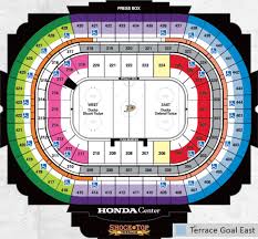 anaheim ducks seating guide anaheim pond seating chart