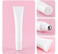 Hot Selling Oem Odm Custom Plastic Squeeze Tube Packaging Lipgloss Lip  Gloss Tube Plastic Eye Massage Cream Tube Roller