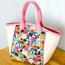 Pdf printable free bag patterns to print. How To Sew A Fabric Basket Tote Free Sewing Pattern Sewcanshe Free Sewing Patterns Tutorials