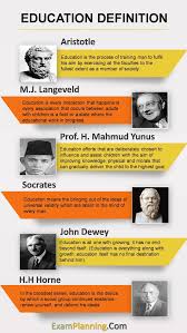 Definition Of Education By Different Authors Examplanning Education Educational Theories Definitions