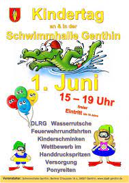 2 internationaler kindertag und weltkindertag in deutschland. Einheitsgemeinde Stadt Genthin Kindertag An Und In Der Schwimmhalle Genthin Am 1 Juni 2018