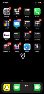Home Screen Layout In 2020 Iphone Organization Homescreen Iphone Iphone App Layout