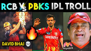 RCB VS PBKS IPL MATCH TROLL 🔥