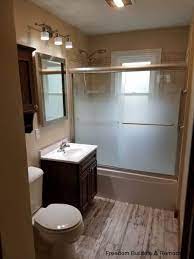For wooden cabinets, the process. Bathroom Remodeling Vs Renovation Freedom Builders Remodelers