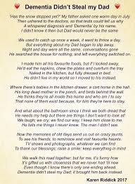 Dementia Didn T Steal My Dad A Poem Funny Poems Dementia Quotes Dementia
