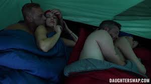 Loud porn in foursome during camping trip for horny couples - XBabe video